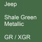 Preview: Jeep, Shale Green Metallic, GR / XGR.